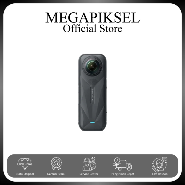 2 Insta360 X5 360° 8K Camera ( Black )