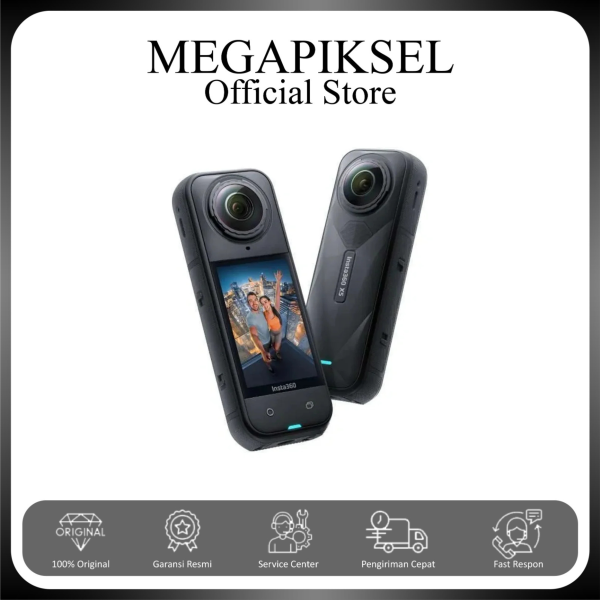 4 Insta360 X5 360° 8K Camera ( Black )
